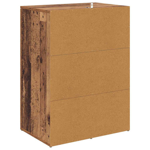 vidaXL Sideboard with Drawer Old Wood 59 x 39 x 80 cm Engineered Wood