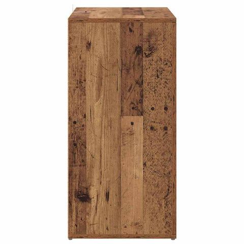 vidaXL Sideboard with Drawer Old Wood 59 x 39 x 80 cm Engineered Wood