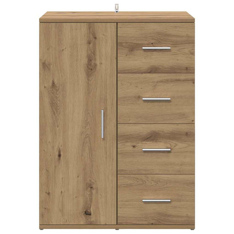 vidaXL Sideboard Artisan Oak 59 x 39 x 80 cm Engineered Wood