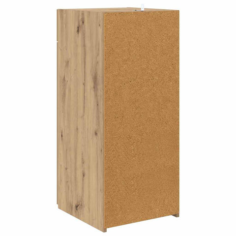 vidaXL Sideboard Black oak 42.5 x 40 x 93 cm Engineered wood