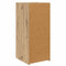 vidaXL Sideboard Black oak 42.5 x 40 x 93 cm Engineered wood