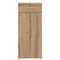 vidaXL Sideboard Black oak 42.5 x 40 x 93 cm Engineered wood