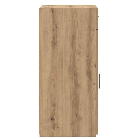 vidaXL Sideboard Black oak 42.5 x 40 x 93 cm Engineered wood