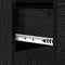 vidaXL Sideboard Black oak 42.5 x 40 x 93 cm Engineered wood