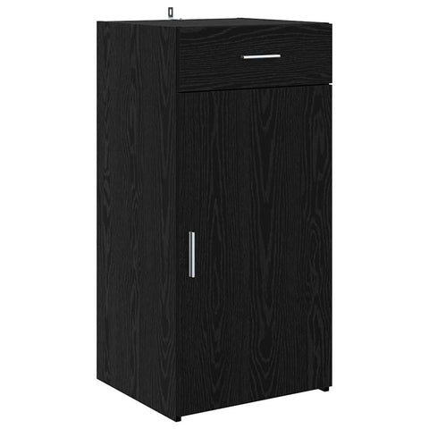 vidaXL Sideboard Black oak 42.5 x 40 x 93 cm Engineered wood