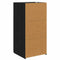 vidaXL Sideboard Black oak 42.5 x 40 x 93 cm Engineered wood