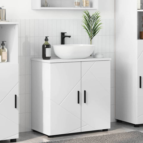 vidaXL Bathroom Cabinet White 61 x 35 x 64 cm Engineered wood