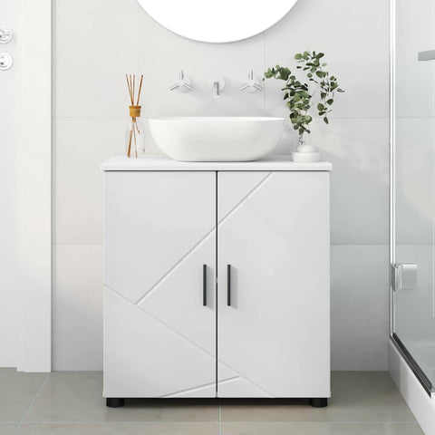 vidaXL Bathroom Cabinet White 61 x 35 x 64 cm Engineered wood