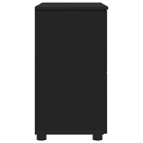 vidaXL Bathroom Cabinet Black 61 x 35 x 64 cm Engineered wood
