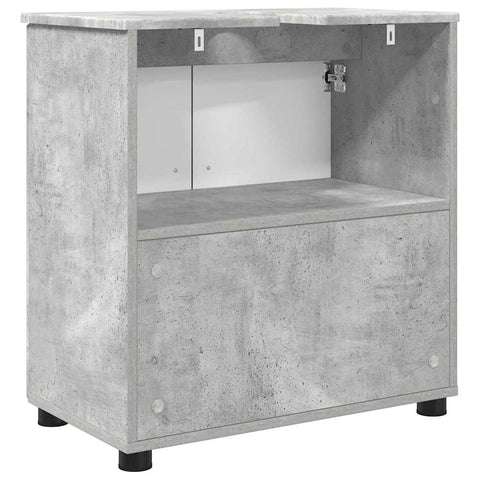 vidaXL Bathroom Cabinet Concrete grey 61 x 35 x 64 cm Engineered wood