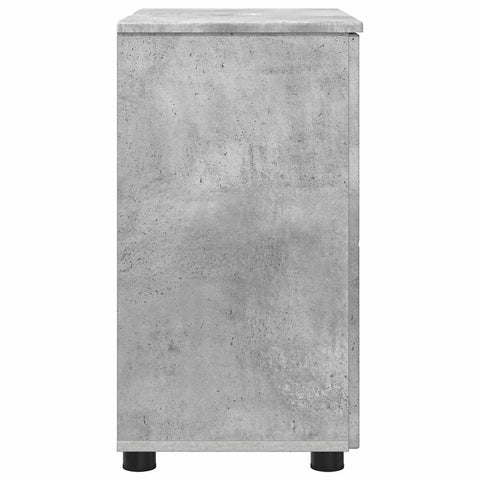 vidaXL Bathroom Cabinet Concrete grey 61 x 35 x 64 cm Engineered wood