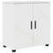 vidaXL Bathroom Cabinet with Shelf High gloss white 61 x 35 x 64 cm