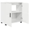 vidaXL Bathroom Cabinet with Shelf High gloss white 61 x 35 x 64 cm