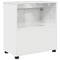 vidaXL Bathroom Cabinet with Shelf High gloss white 61 x 35 x 64 cm