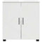 vidaXL Bathroom Cabinet with Shelf High gloss white 61 x 35 x 64 cm