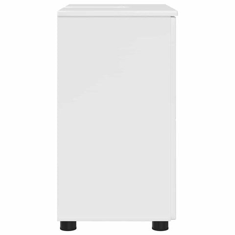 vidaXL Bathroom Cabinet with Shelf High gloss white 61 x 35 x 64 cm