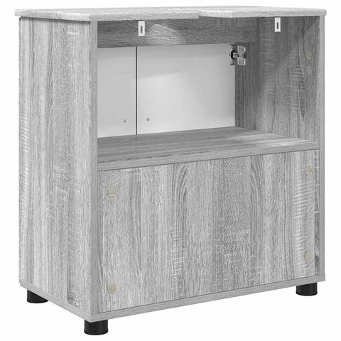 vidaXL Bathroom Cabinet Grey sonoma 61 x 35 x 64 cm Engineered wood