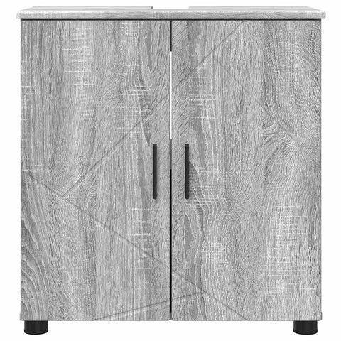 vidaXL Bathroom Cabinet Grey sonoma 61 x 35 x 64 cm Engineered wood