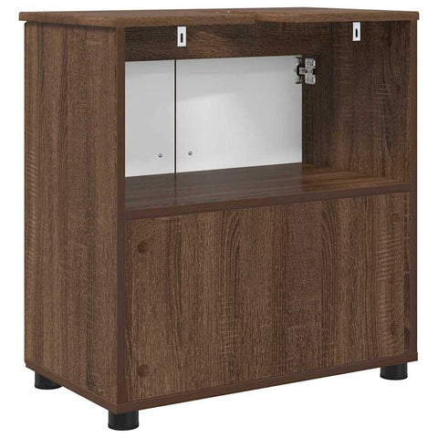 vidaXL Bathroom Cabinet Brown oak 61 x 35 x 64 cm Engineered wood