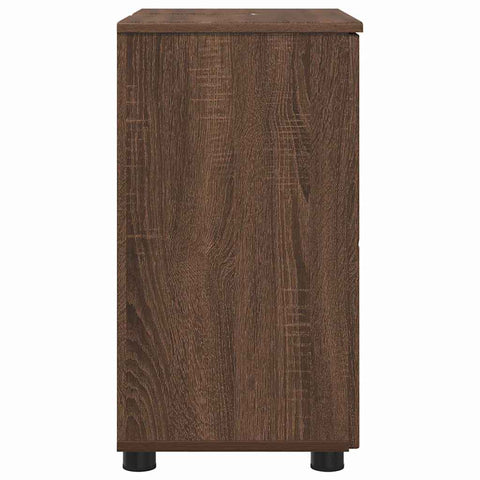 vidaXL Bathroom Cabinet Brown oak 61 x 35 x 64 cm Engineered wood