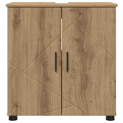 vidaXL Bathroom Cabinet Artisan oak 61 x 35 x 64 cm Engineered wood