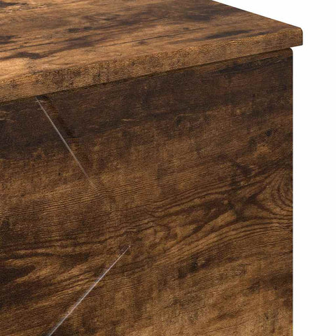 vidaXL Bathroom Cabinet Smoked oak 76.5 x 35 x 64 cm Engineered wood