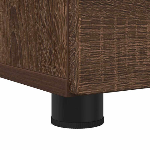 vidaXL Bathroom Cabinet Brown oak 76.5 x 35 x 64 cm Engineered wood