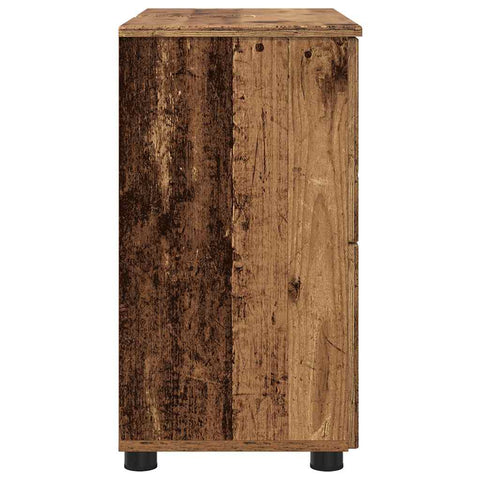 vidaXL Bathroom Cabinet Old wood 76.5 x 35 x 64 cm Engineered wood