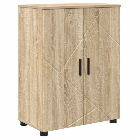 vidaXL Bathroom Cabinet Sonoma oak 60 x 35 x 80 cm Engineered wood