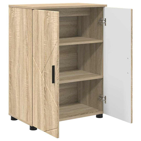 vidaXL Bathroom Cabinet Sonoma oak 60 x 35 x 80 cm Engineered wood