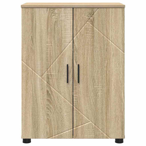 vidaXL Bathroom Cabinet Sonoma oak 60 x 35 x 80 cm Engineered wood