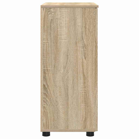 vidaXL Bathroom Cabinet Sonoma oak 60 x 35 x 80 cm Engineered wood
