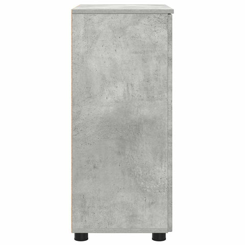 vidaXL Bathroom Cabinet Concrete grey 60 x 35 x 80 cm Engineered wood