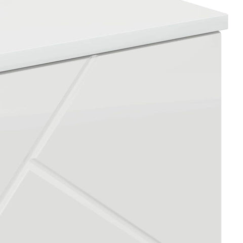 vidaXL Bathroom Cabinet with Shelf High gloss white 60 x 35 x 80 cm