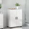 vidaXL Bathroom Cabinet with Shelf High gloss white 60 x 35 x 80 cm