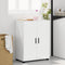 vidaXL Bathroom Cabinet with Shelf High gloss white 60 x 35 x 80 cm