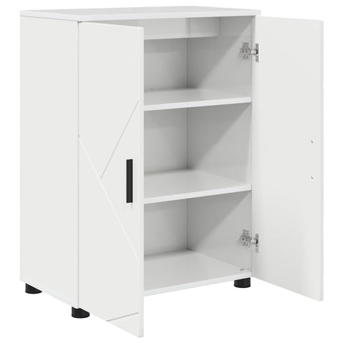 vidaXL Bathroom Cabinet with Shelf High gloss white 60 x 35 x 80 cm