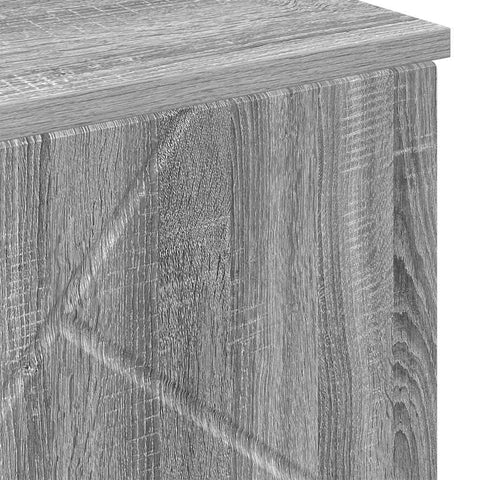 vidaXL Bathroom Cabinet Grey sonoma 60 x 35 x 80 cm Engineered wood