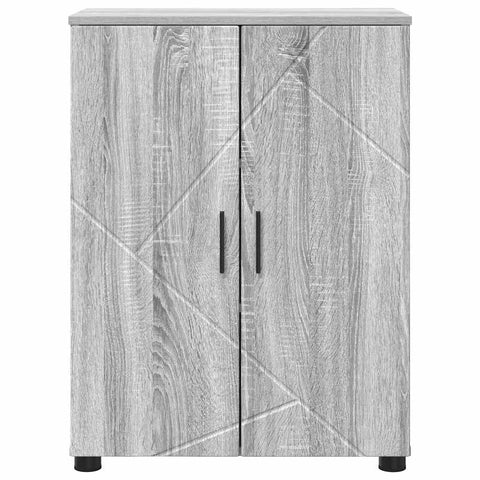 vidaXL Bathroom Cabinet Grey sonoma 60 x 35 x 80 cm Engineered wood