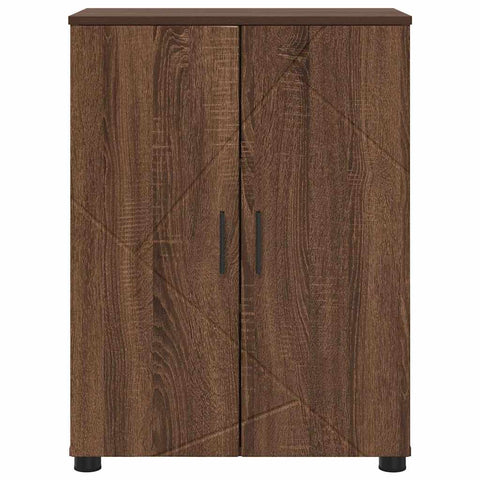 vidaXL Bathroom Cabinet Brown oak 60 x 35 x 80 cm Engineered wood