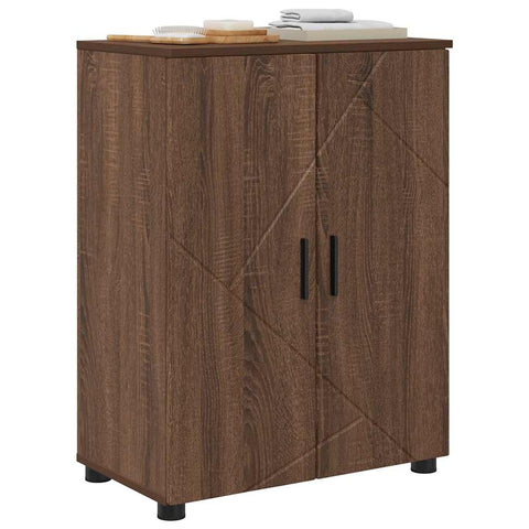 vidaXL Bathroom Cabinet Brown oak 60 x 35 x 80 cm Engineered wood
