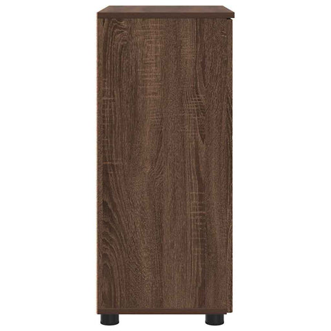vidaXL Bathroom Cabinet Brown oak 60 x 35 x 80 cm Engineered wood