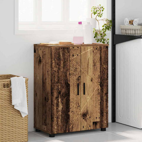 vidaXL Bathroom Cabinet Old wood 60 x 35 x 80 cm Engineered wood