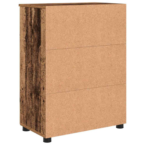 vidaXL Bathroom Cabinet Old wood 60 x 35 x 80 cm Engineered wood