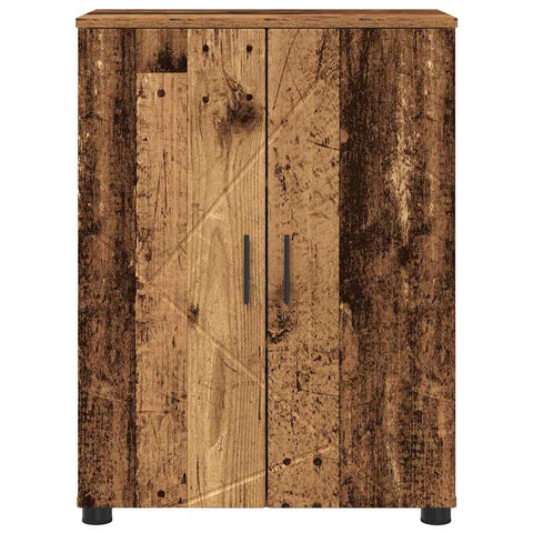vidaXL Bathroom Cabinet Old wood 60 x 35 x 80 cm Engineered wood