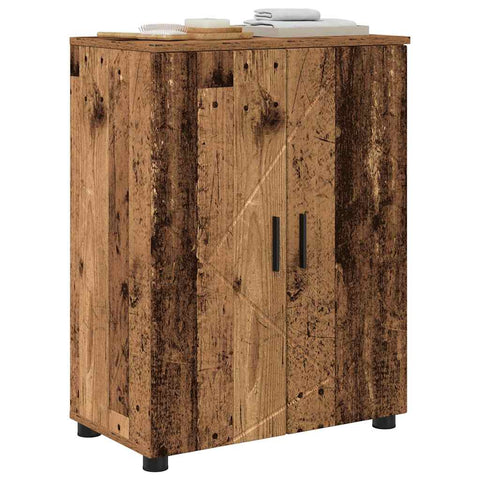vidaXL Bathroom Cabinet Old wood 60 x 35 x 80 cm Engineered wood