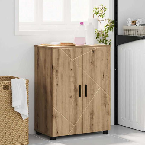 vidaXL Bathroom Cabinet Artisan oak 60 x 35 x 80 cm Engineered wood