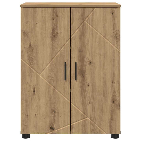 vidaXL Bathroom Cabinet Artisan oak 60 x 35 x 80 cm Engineered wood