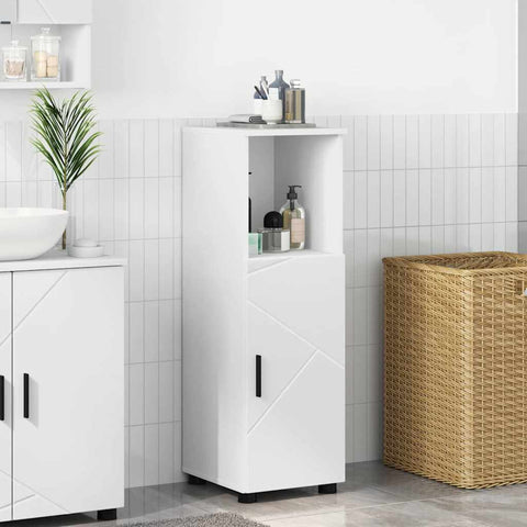 vidaXL Bathroom Cabinet White 30 x 35 x 95 cm Engineered wood