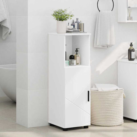 vidaXL Bathroom Cabinet White 30 x 35 x 95 cm Engineered wood